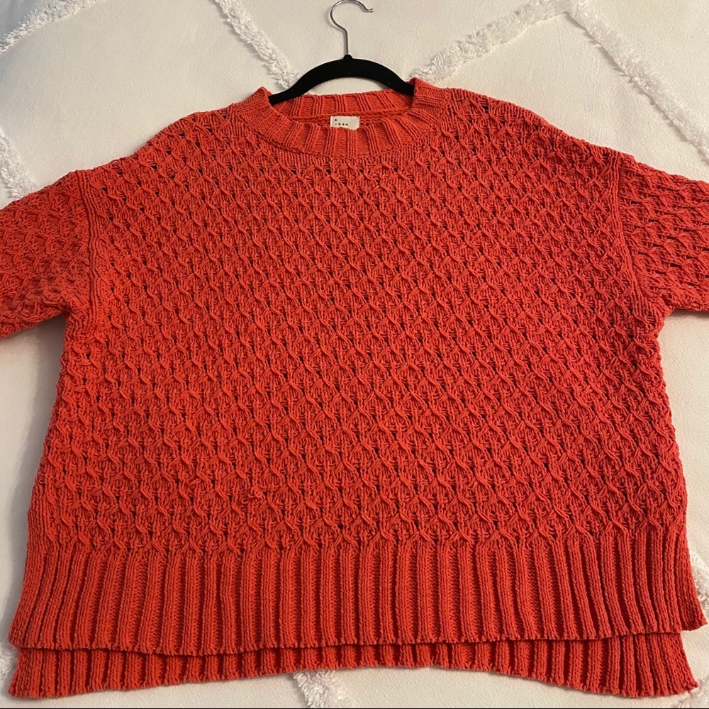 A New Day Cropped Sweater Size M